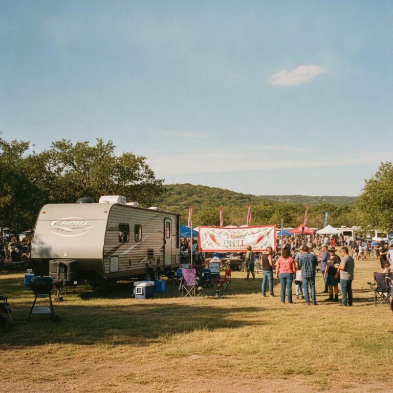 RV rental for Chilympiad (Republic of Texas Chili Cookoff) near San Marcos TX