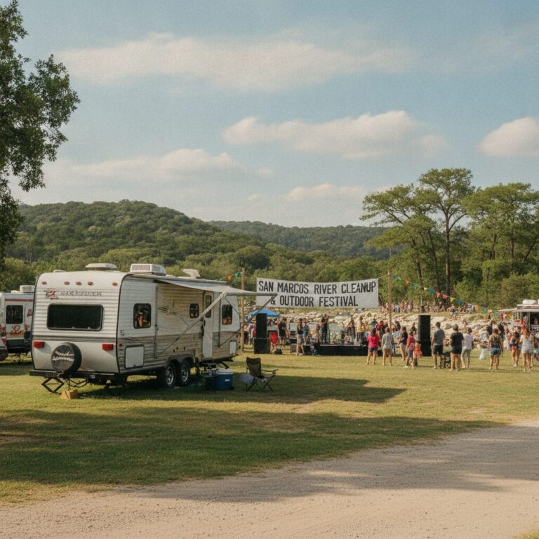RV rental for San Marcos River Cleanup & Outdoor Festival near San Marcos TX