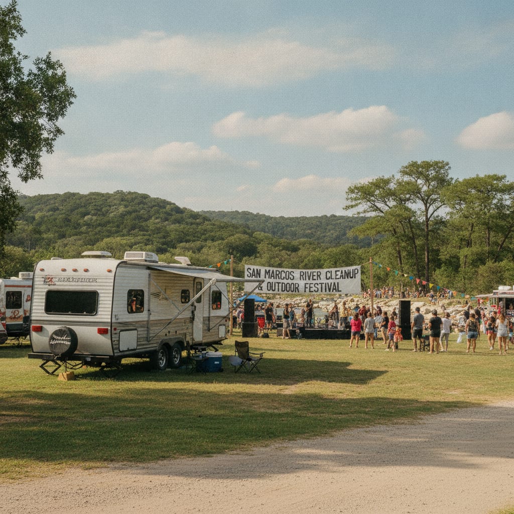 RV rental for San Marcos River Cleanup & Outdoor Festival near San Marcos
