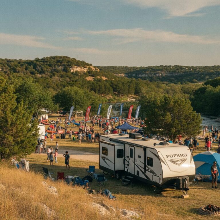 RV rental for Texas Water Safari near San Marcos TX
