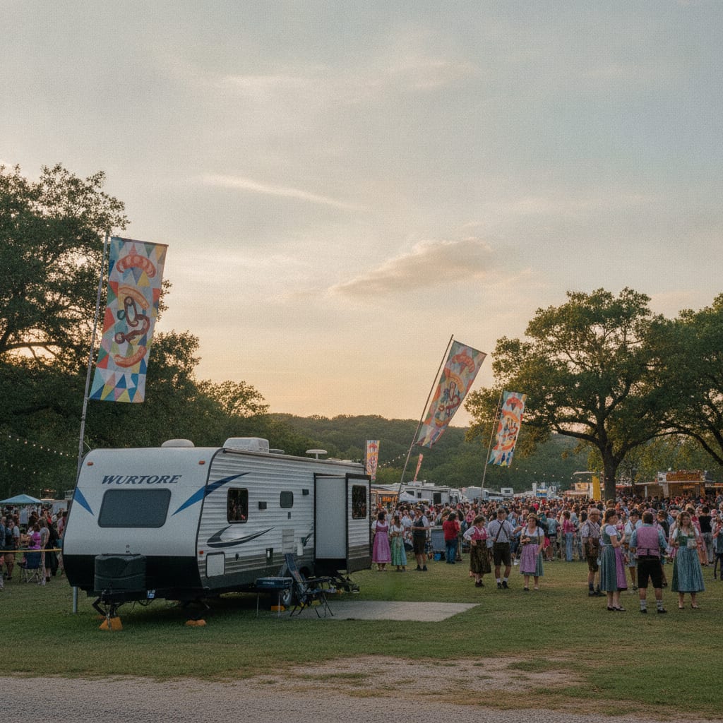 RV rental for Wurstfest near San Marcos